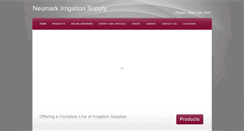 Desktop Screenshot of neumarkirrigation.com